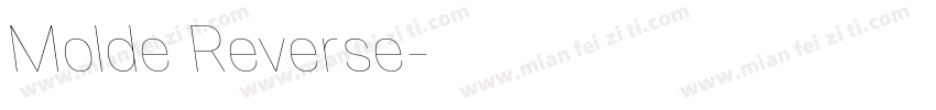 Molde Reverse字体转换